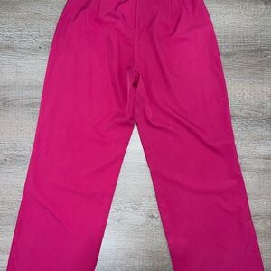 SHEIN Pink Wide Leg Pants
